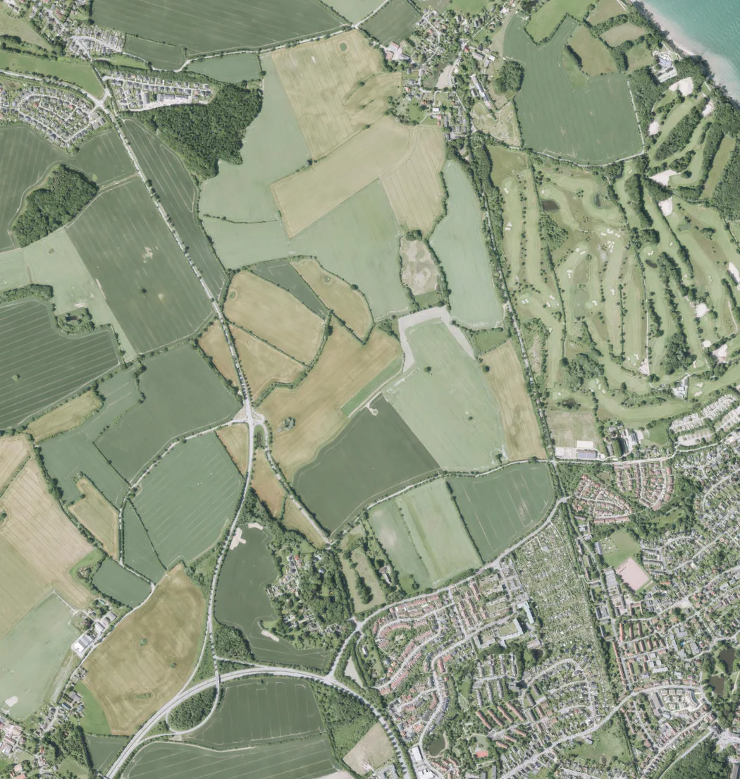 Aktuelles Luftbild des Brodtener Steilufers