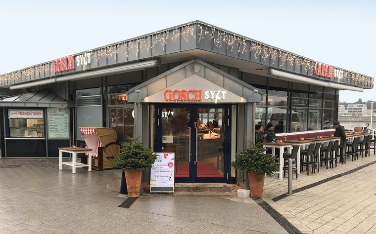 Gosch – Am Wasser, mit Traveblick, Travemünde