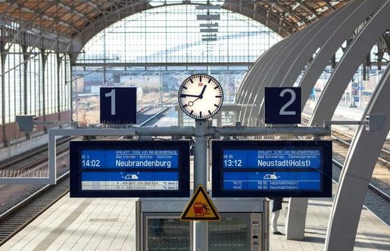 Nach Arbeiten – Wieder Verkehr am Lübecker Hauptbahnhof #DeutscheBahn #Erixx #Ersatzverkehr #Hauptba