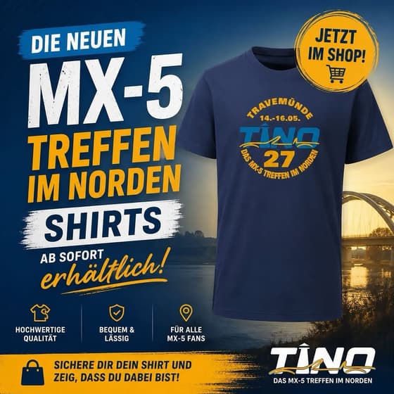 Link zum TiNo Shop: https://www.jdmshirts.de/TiNo www.mx5treffenimnorden.de #TiNo #travemuende #priw